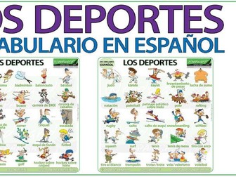 Spanish Sports Flashcards for GCSE: Interactive Vocabulary Revision & Games Resource