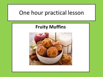 One hour lesson - Fruity muffins