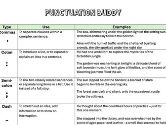 Punctuation Buddy