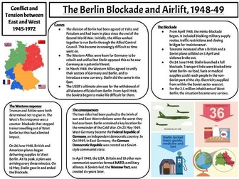 AQA GCSE Conflict and Tension between East & West Revision Guide (The Cold War)