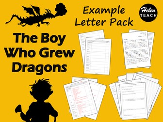 Letter Example Text Pack: The Boy Who Grew Dragons
