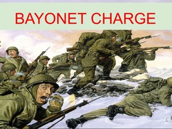 Bayonet Charge - well differentiated resource AQA anthology