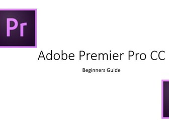 Premier Pro CC Beginners Tutorial