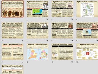 Recap & Review Edexcel GCSE - Norman Conquest & Control