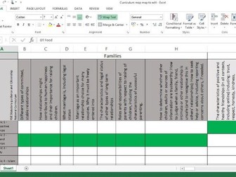 RSE mapping template - Secondary