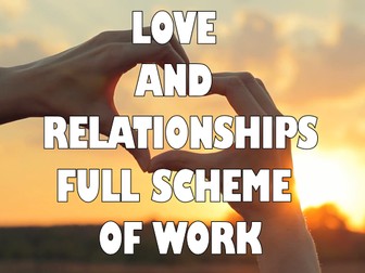 AQA English Literature Poetry Anthology Love and Relationship Full Scheme