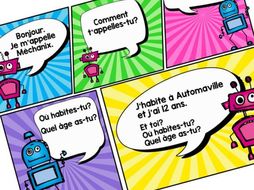 French Comic Strip Greetings Dialogue | Teaching Resources