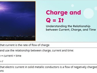 IGCSE Physics: Charge and Q = It | Edexcel Modular | Unit 2 | L2