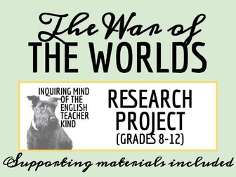 The War of the Worlds Research Project Materials