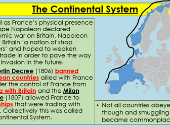 How did the Continental System effect Britain?