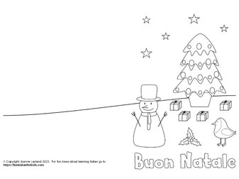 Italian Christmas card