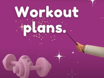 Video to introduce workout plans (What is a workout plan and  benefits of have one)