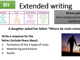 KS3 Science Complete Extended Writing Task (Yr7-8)