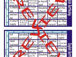 Idioms #2 Battleship Board Game