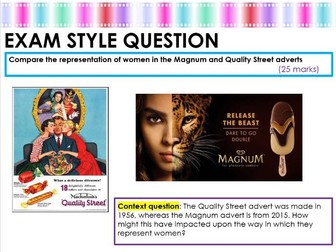 EDUQAS GCSE Media: Quality Street (set text) - Context, Media Language and Representation