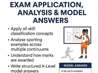 A-Level PE – Skill Acquisition: Lesson 6 Exam Application, Analysis & Model Answers