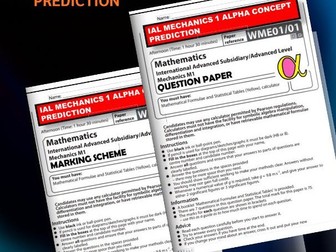 Edexcel A Level Mechanics 1 (M1) Predictions 2026 – Exam-Style Questions with Worked Solutions