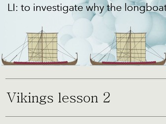 KS2 Viking Lonboat lesson