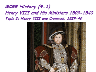 Edexcel GCSE History Henry VIII booklet 2