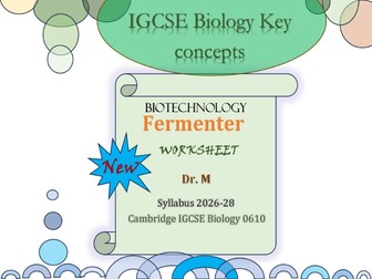 Fermenter: IGCSE Biotechnology WS