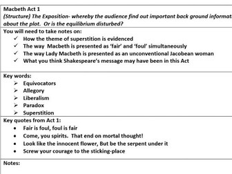 Macbeth Flip Learning Pack