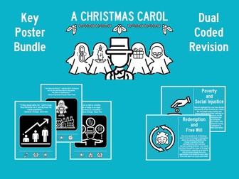 A Christmas Carol - Key Poster Bundle (Dual Coded)