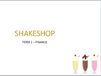 Shakeshop Finance Project