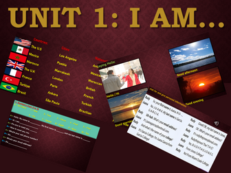 Unit 1 — “I Am”: Greetings & Personal Information