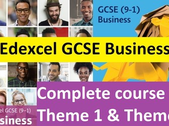 Edexcel GCSE Business - Theme 1 & Theme 2 (COMPLETE COURSE)