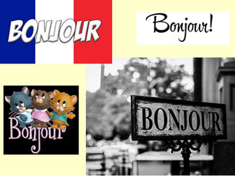 Primary Year 2 French booklet with powerpoints. Introduction to French.