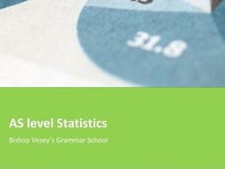 AS level Statistics notes (new specification)