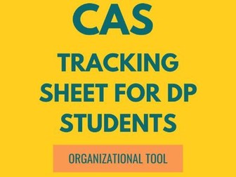 CAS Experiences Tracking Sheet