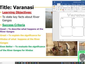 KS3- Varanasi- Pilgrimage 1/6