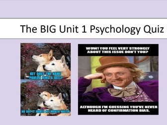 Unit 1 Btec Psychology Quiz