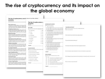 The rise of cryptocurrency and its impact on the global economy