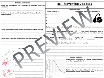 B6 Preventing Diseases Knowledge Organiser