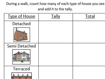 Houses and Homes - House Hunt Table
