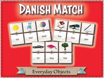 Danish Match - Everyday Objects