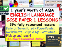AQA English Language - Paper 1 Section A and B