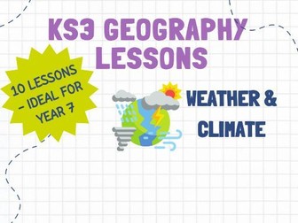 KS3 Weather & Climate - 10 lessons