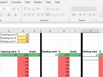 Grade Calculator Spreadsheet (TAGs)