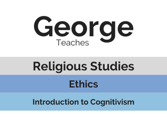 Ethics: Introduction to Cognitivism