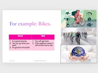 Transport unit lessons and resources.