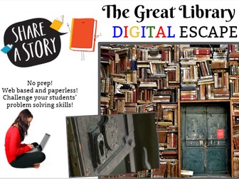 The Great Library Escape! Digital Breakout Room