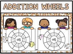 Addition wheels  teaching resources Addition wheels  teaching resources
