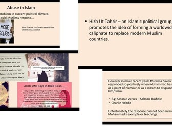 A Level Religious Studies Islam - Islam and Religious Freedom