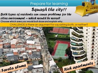 LEDC/LIC City, Rio, environmental challenges and opportunities, New urban unit, AQA GCSE Geography