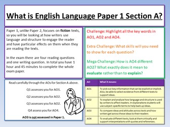 Edexcel english language paper 1 2018 mark scheme image