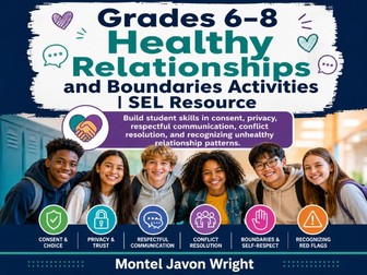 Healthy Relationships and Boundaries Activities Grades 6–8 | Consent & Communication