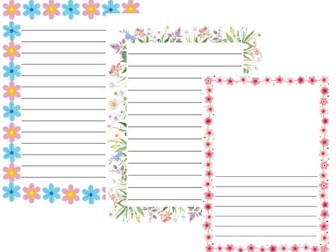 Spring writing borders - EYFS, KS1 and KS2